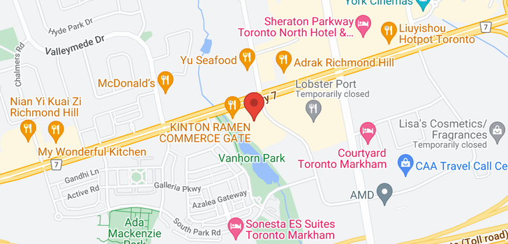 map of #321 -505 HIGHWAY 7 E